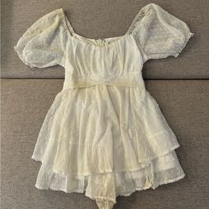 She + Sky White Dress